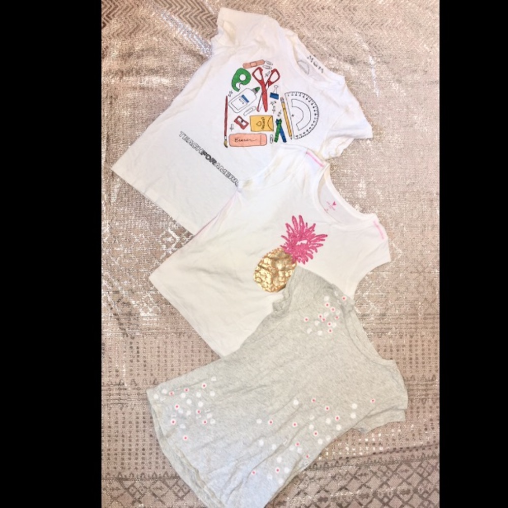 Crewcuts and pink chicken size 10 shirt tee lot